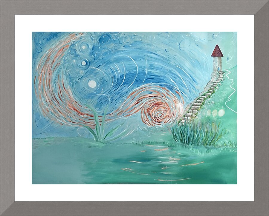Attempted enturbulation Picture Frame print