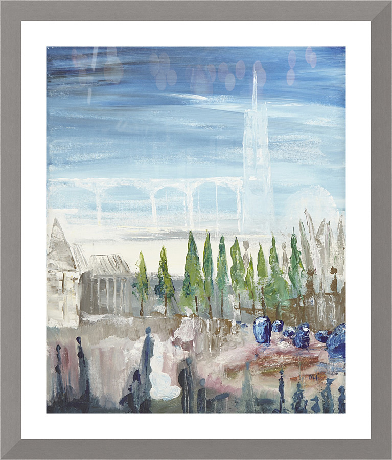 Once upon a time abbey. Picture Frame print