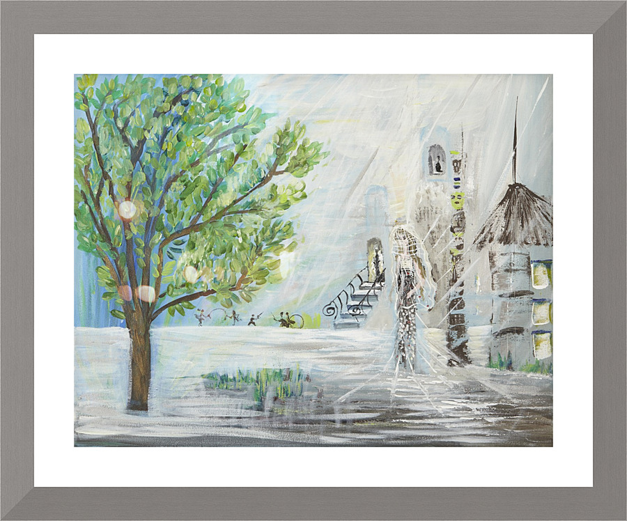 The Exotic Bride. Picture Frame print