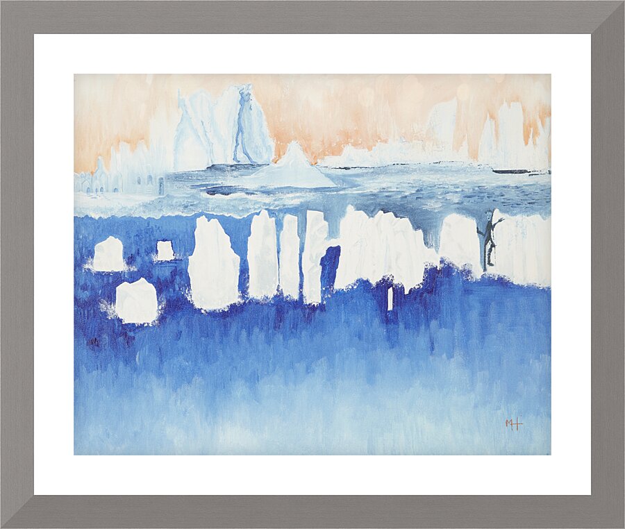 ICE SCULPTORS. Picture Frame print