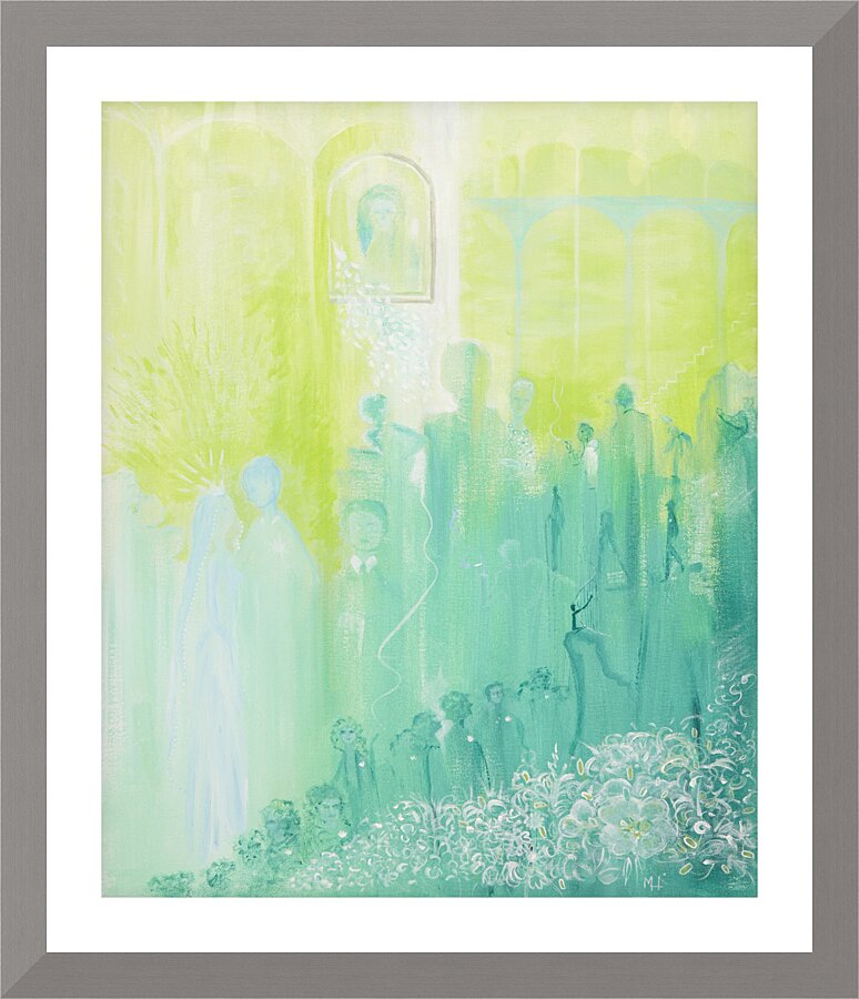 Wedding despite Hysteria. Picture Frame print