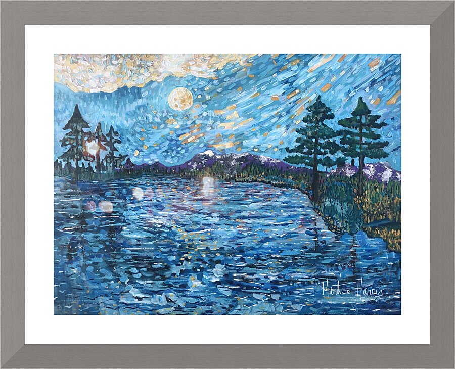 Everything went through the mill. Picture Frame print