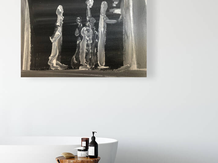 BLACK & WHITE Palace  first floor. by Martine Harris