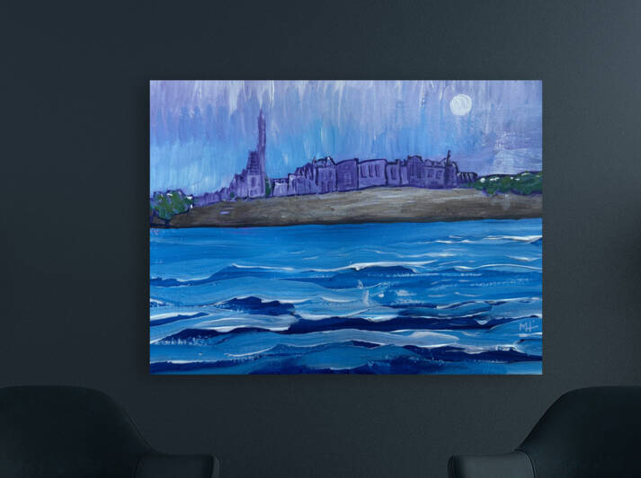 Purple rainy Day. by Martine Harris