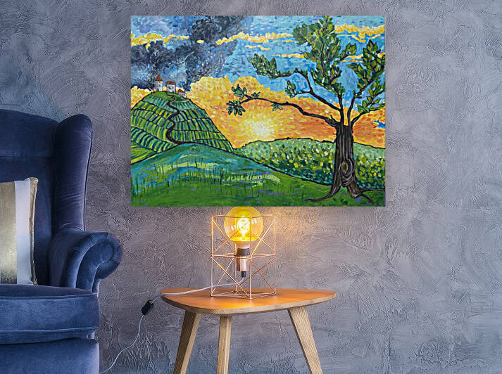Village in France. by Martine Harris