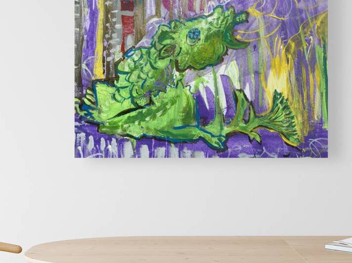 ZOOM on Baby Dragon by Martine Harris