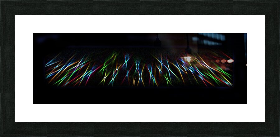 Light Rays In Color Picture Frame Printing