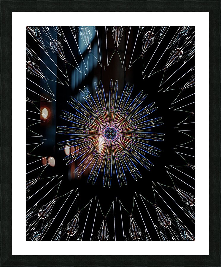 Alien Ships Ready To  Attack Picture Frame Printing