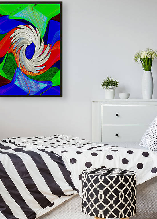 A Shasta Daisy Bloom Abstract by ImagesAsArt By John Louis Benzin