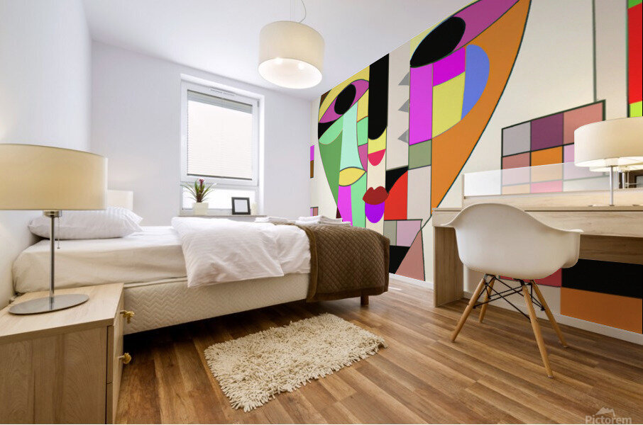 Modern abstract Mural print