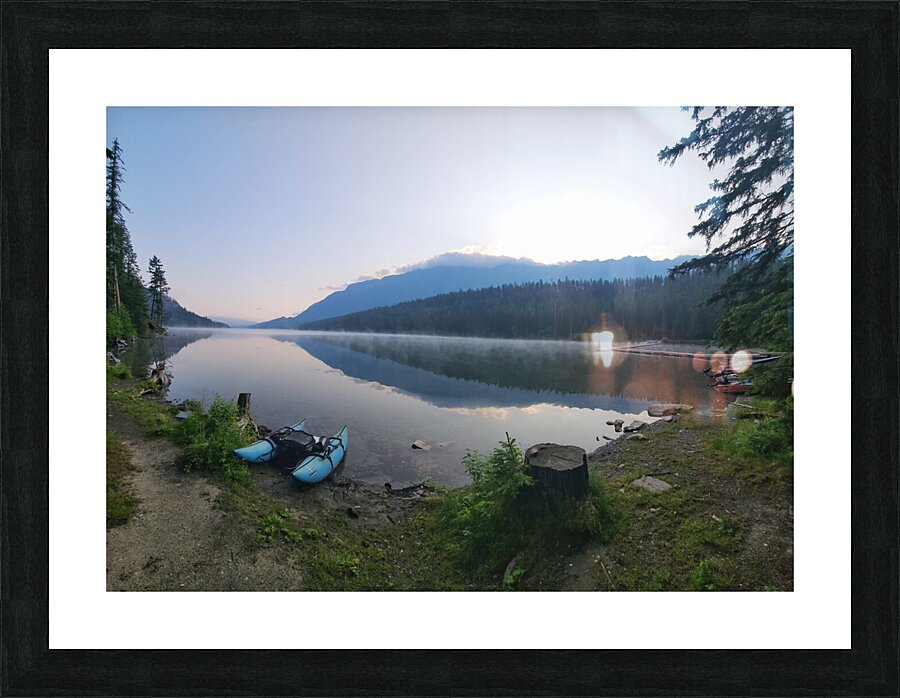 Premiere Lake - Mountain Reflection Picture Frame print