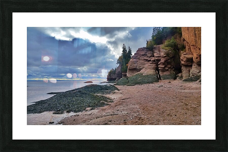 Hopewell Rocks Picture Frame print
