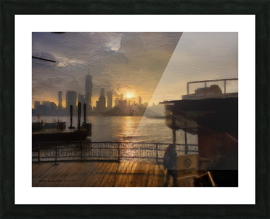 NYSunset Picture Frame print