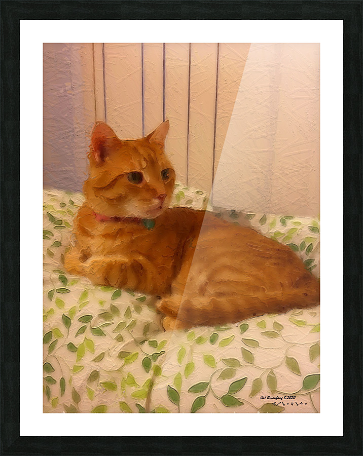 Cat Picture Frame print