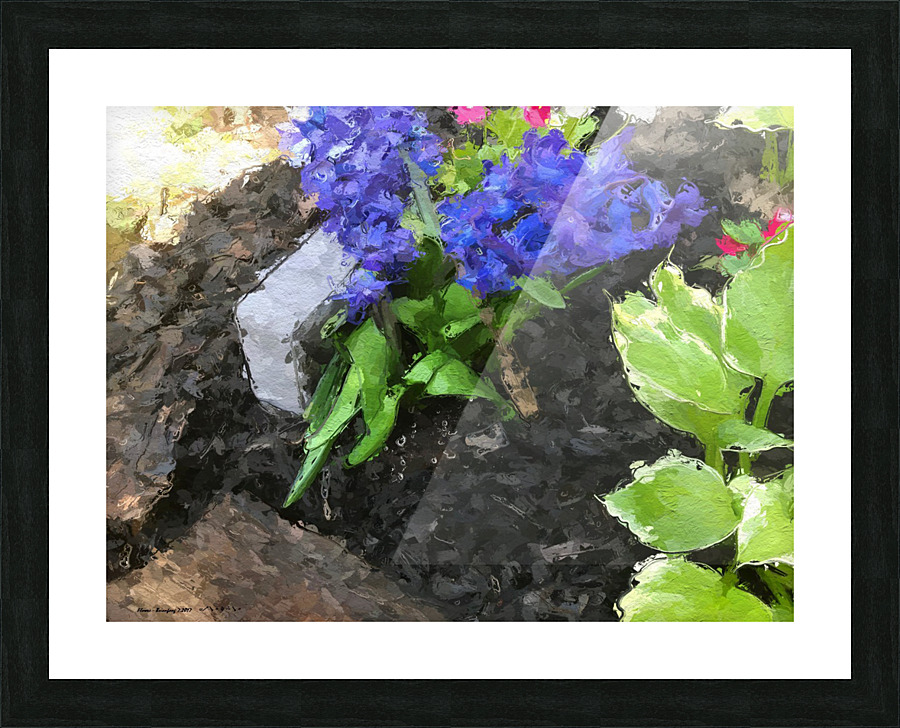 Flower p Picture Frame print
