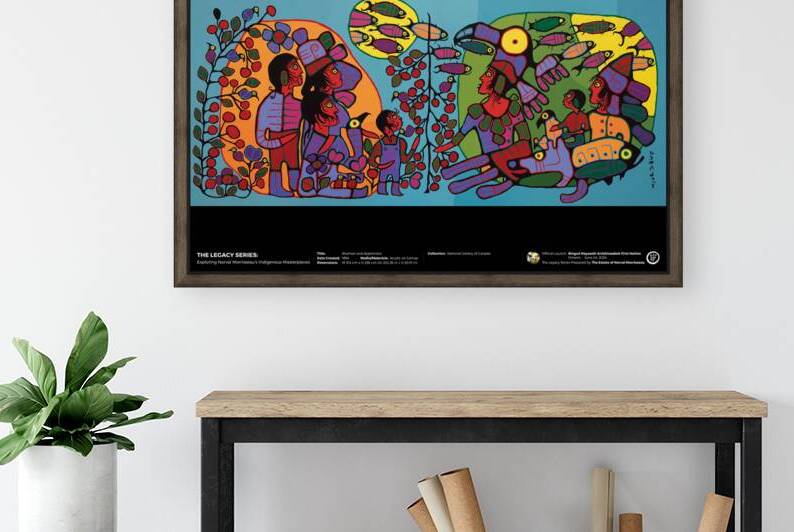 The legacy Series - Observations of the Astral World - 1994 - National Gallery of Canada - Limited Edition Poster by OfficialMorrisseauEstate