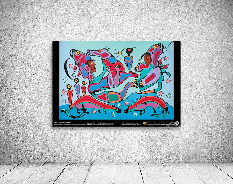 The Legacy Series - Shaman and Apprentice - 1980 - Art Gallery of Hamilton - Limited Edition Poster Wall Preview