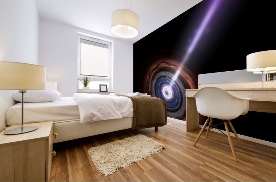 Gamma Rays in Galactic Nuclei Mural print