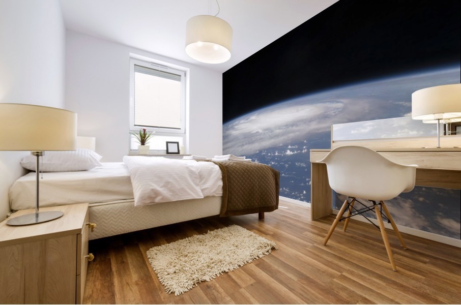 Hurricane Ike Mural print