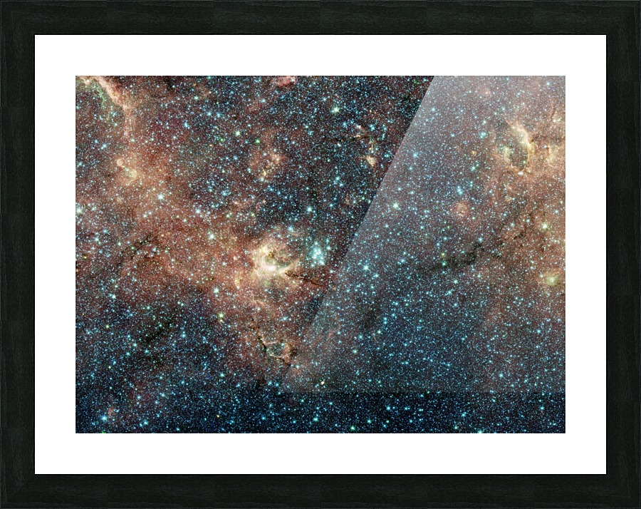 Massive Star Cluster Picture Frame print