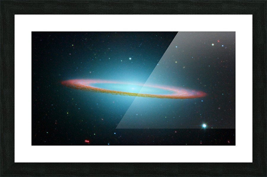 Sombrero Galaxy Picture Frame print