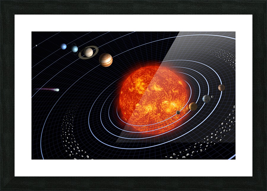 Solar System Picture Frame print