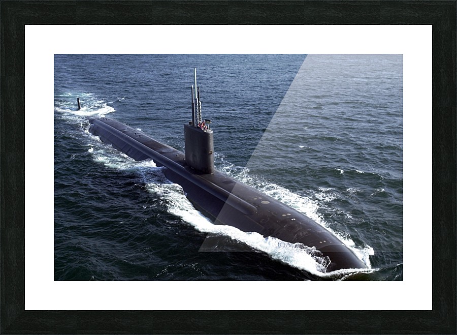 USS Tucson Picture Frame print
