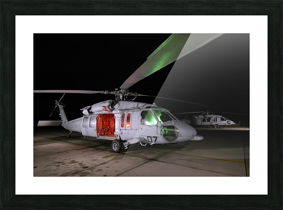 An SH-60 Seahawk. Picture Frame print