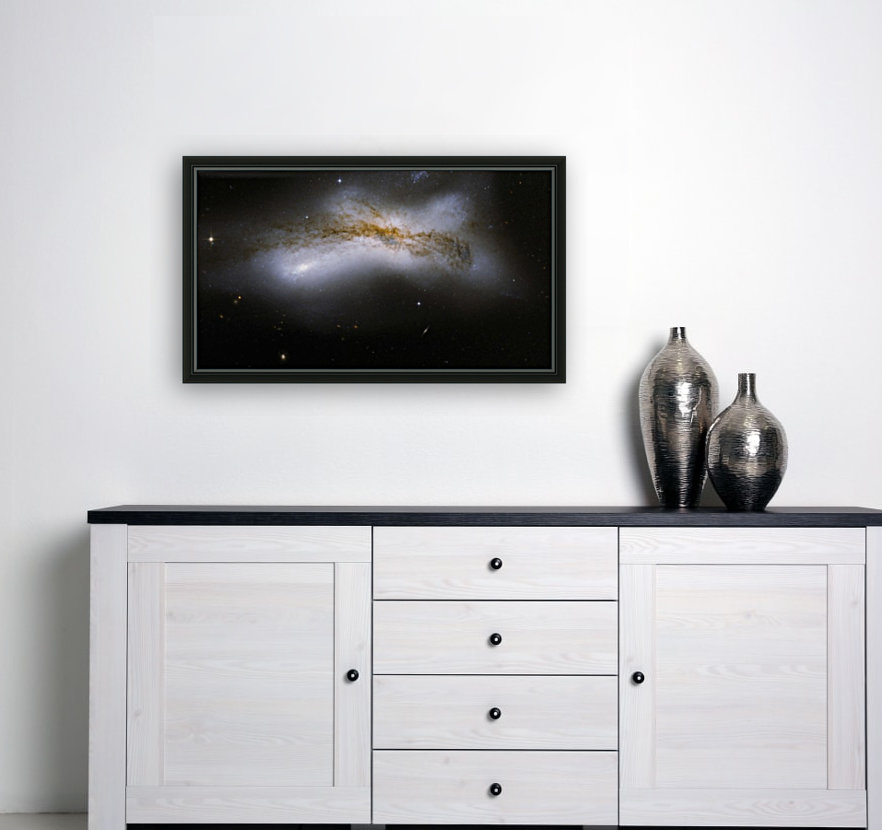Colliding spiral galaxies. Reproduction