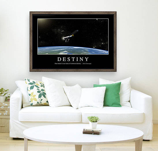 Destiny: Inspirational Quote and Motivational Poster by StocktrekImages