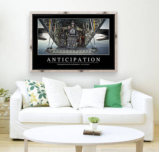 Anticipation: Inspirational Quote and Motivational Poster by StocktrekImages