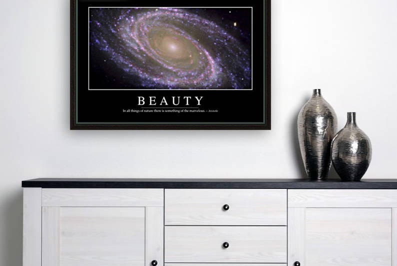 Beauty: Inspirational Quote and Motivational Poster by StocktrekImages