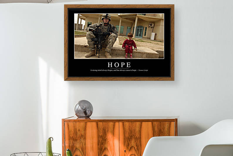 Hope: Inspirational Quote and Motivational Poster by StocktrekImages