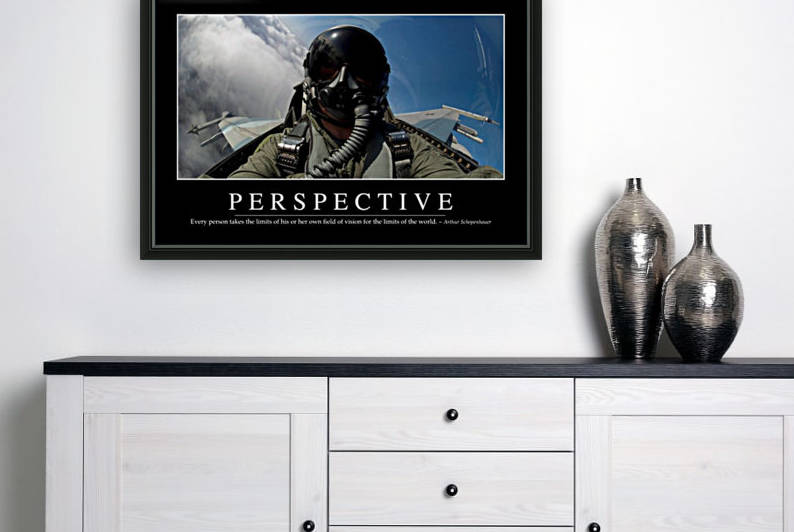 Perspective: Inspirational Quote and Motivational Poster by StocktrekImages