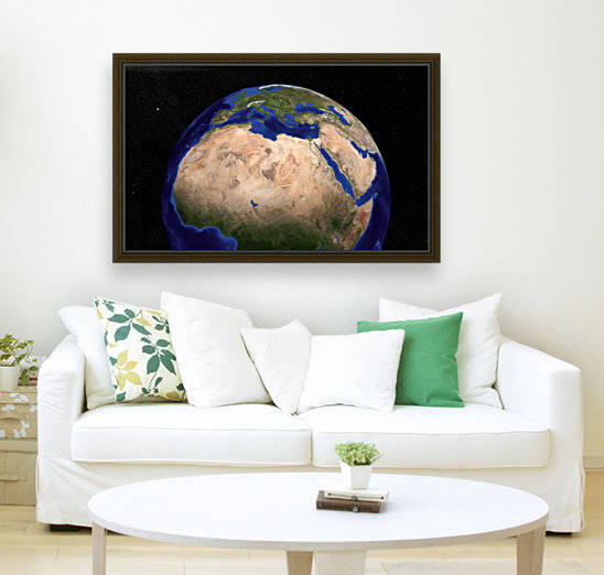 The Blue Marble Next Generation Earth showing North Africa. by StocktrekImages
