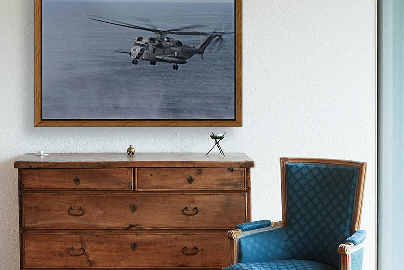 A CH-53E Super Stallion. Reproduction