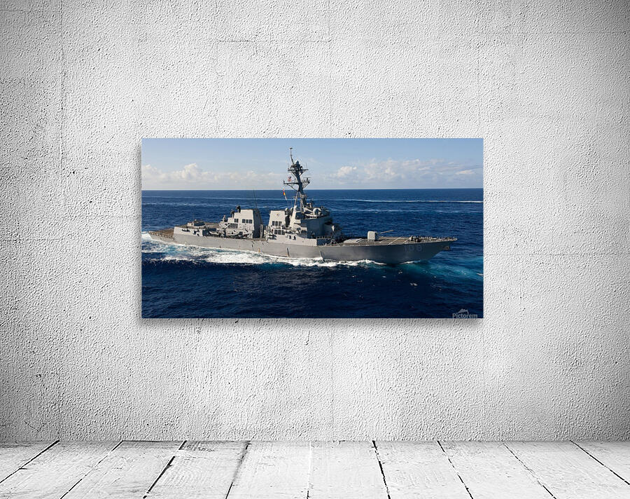 Guided-missile destroyer USS Wayne E. Meyer. Wall Preview