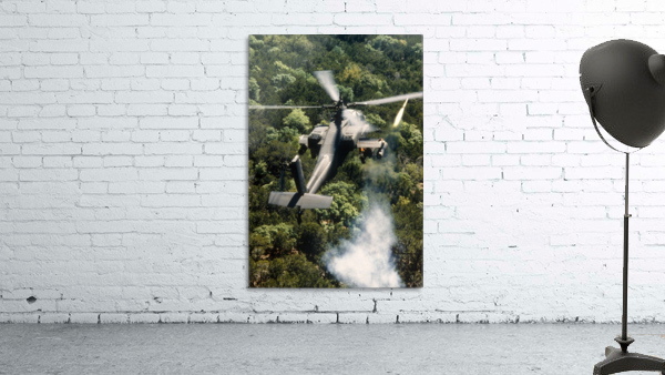 Apache Helicopter Firing Wall Preview