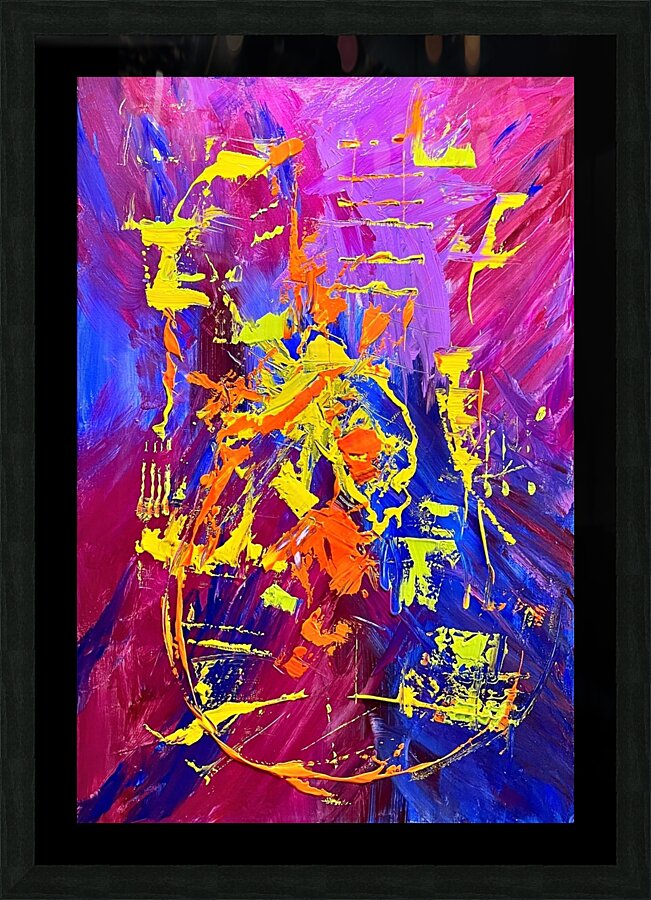 Electric Jam Picture Frame print