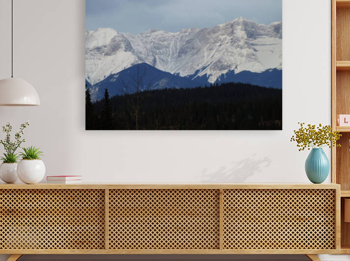 Snowy mountains  by jennifer sanders