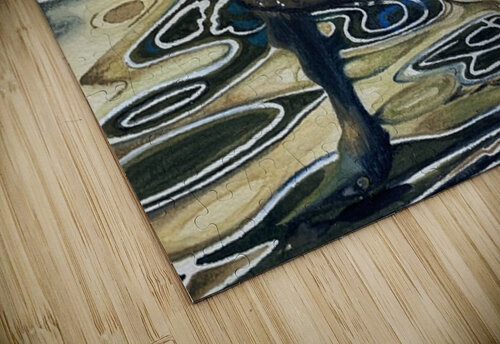 Cormorant Sunset Kaz Artworks puzzle