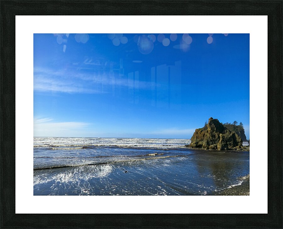 ruby beach rock formations Picture Frame print