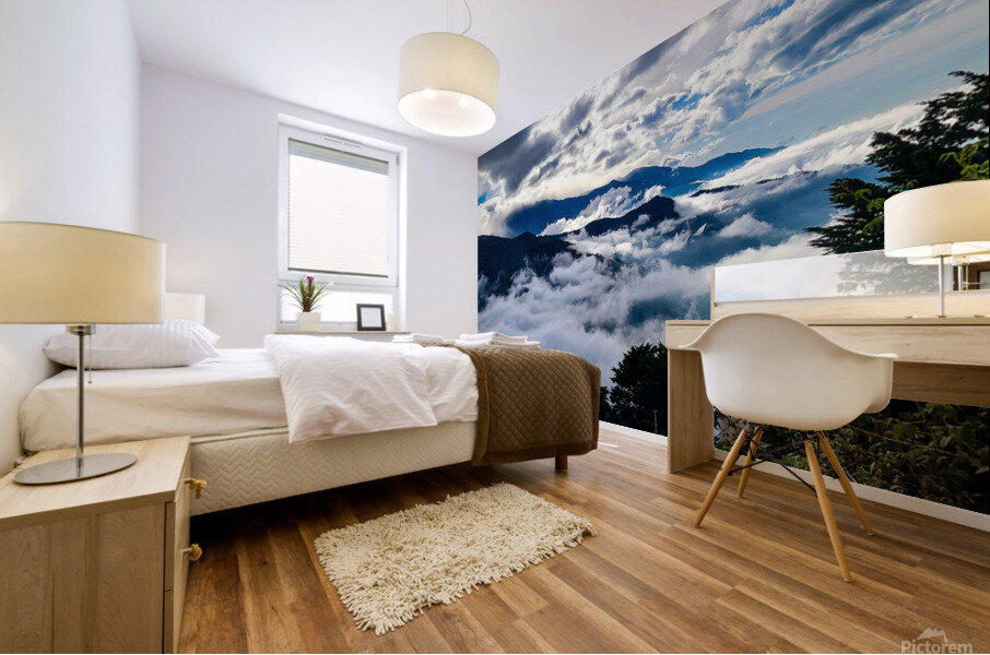 Above the Clouds Mural print