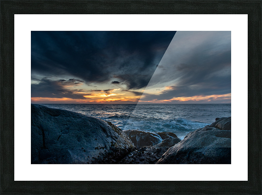 Sunset Inlet Picture Frame print