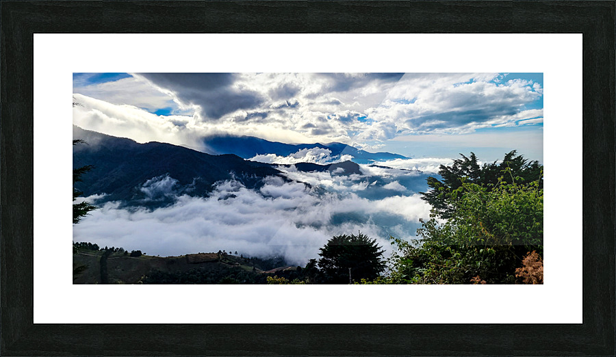 Above the Clouds Picture Frame print