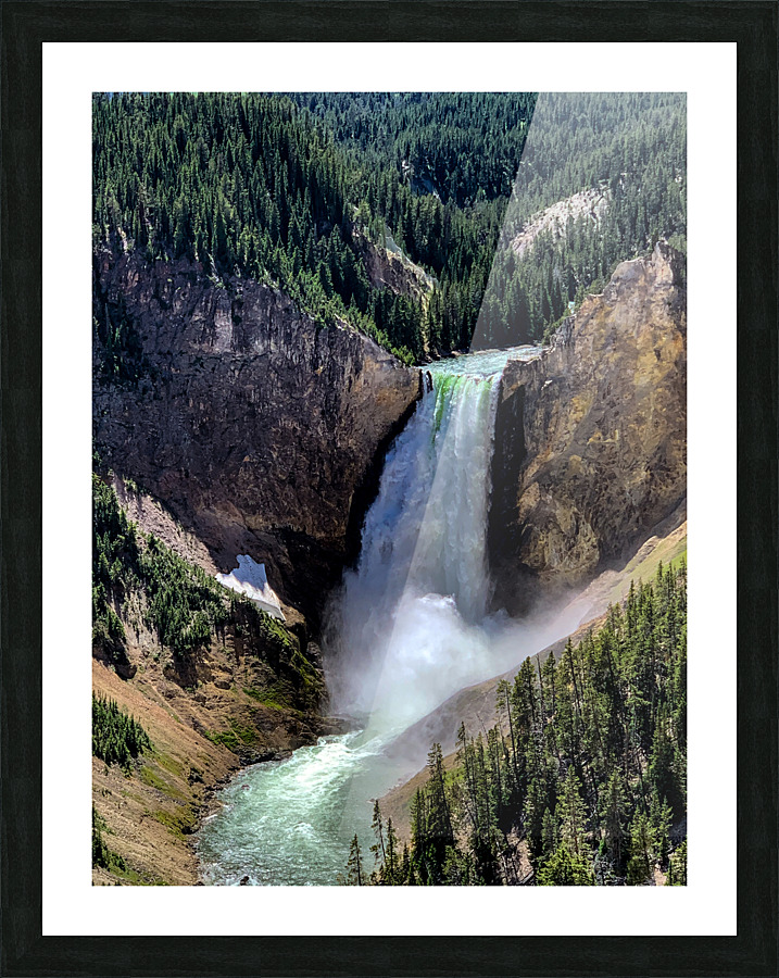 Yellowstone Picture Frame print