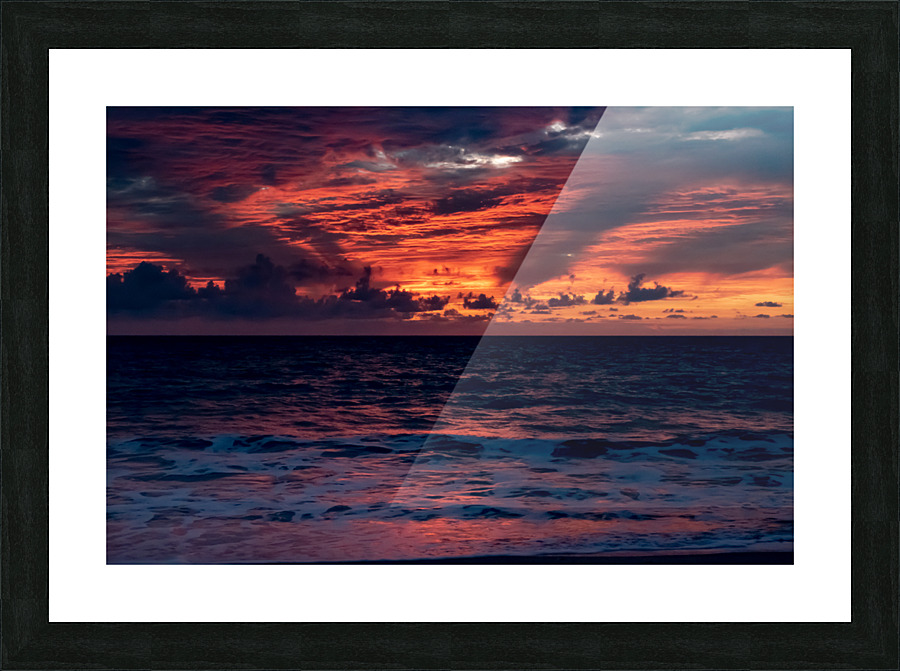 Orange Sorbet Picture Frame print