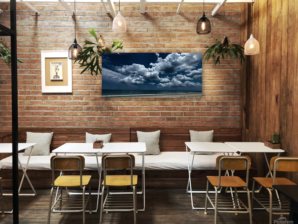 Cloudy Beach Reproduction