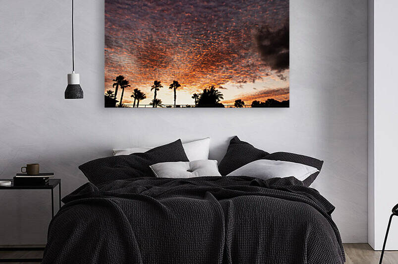 Rippled Cloud Sunset Reproduction