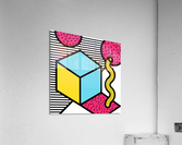 Neo memphis background 1 Acrylic Print